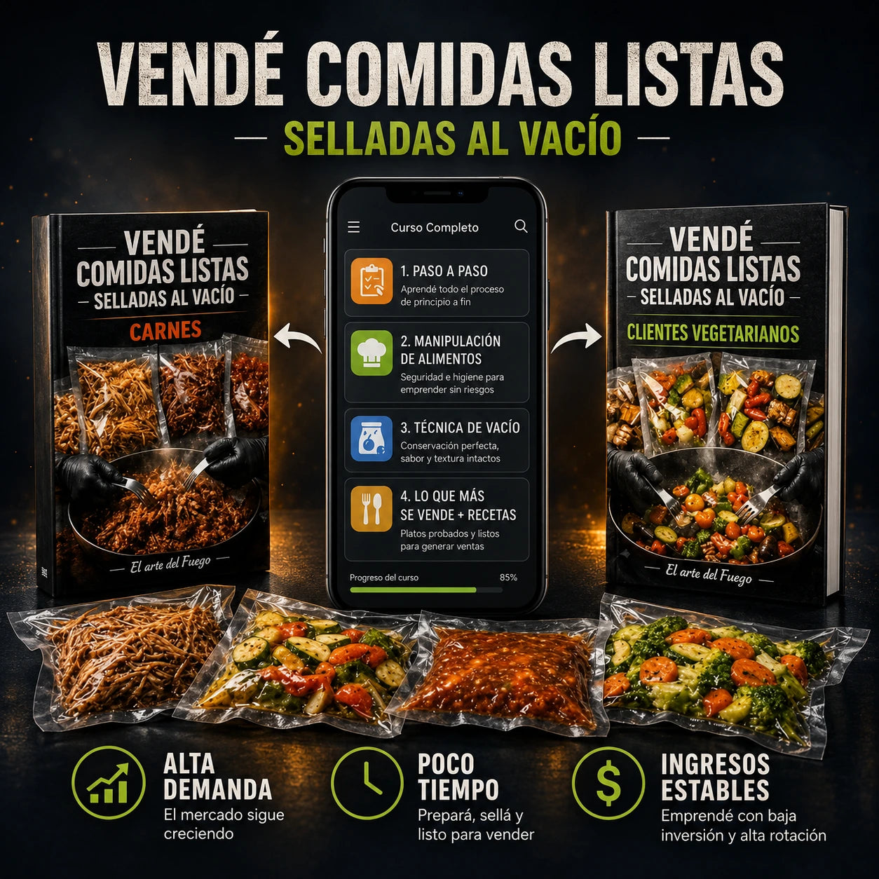 Vendé Comidas Listas + 9 Complementos de Regalo!